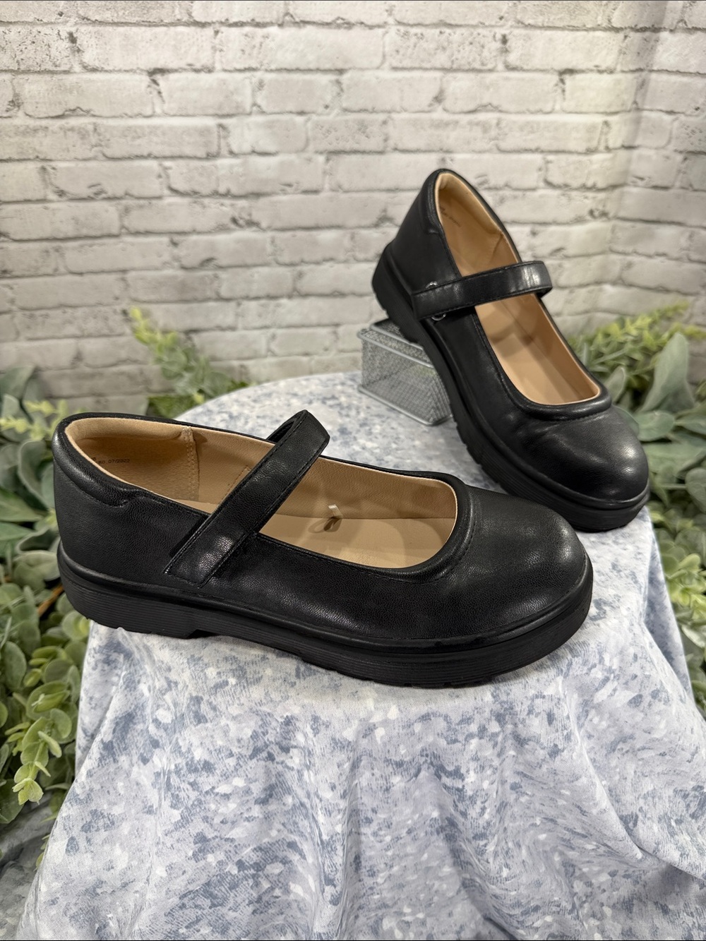 THE CHILDRENS PLACE - Black Round Toe Platform Mary Jane Casuals - Girls 3M 🖤